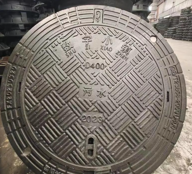 巴青球墨铸铁防沉降井盖展示